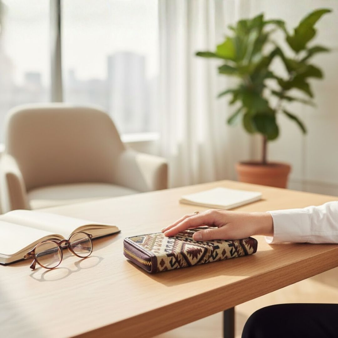 Elegant Double Zipper Wallet for Eco-Friendly Living v2.0